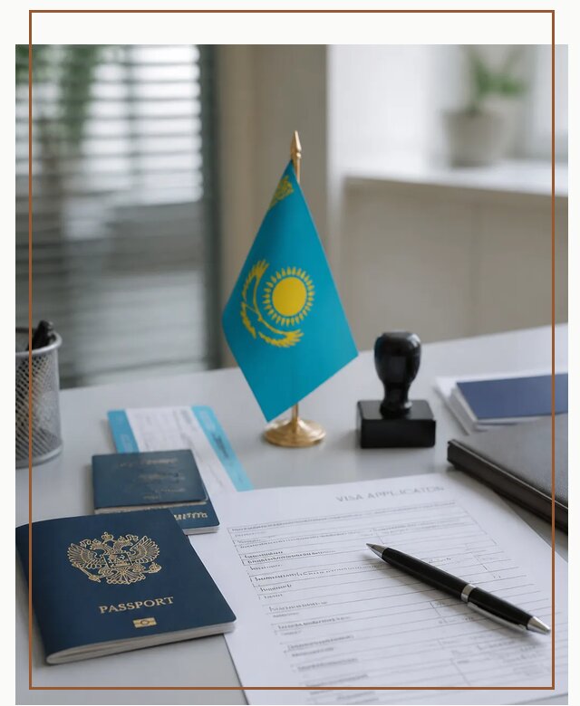 Оформление визы в Казахстан для поездки и работы в Геленджике